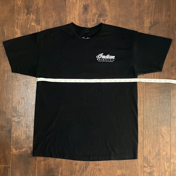 Indian Motorcycle Short Sleeve T-Shirt, Black, Size L - Picture 4 of 5